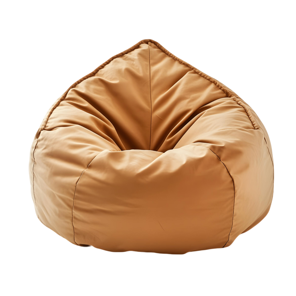 Spacious 3D floor bean bag with a relaxed silhouette png