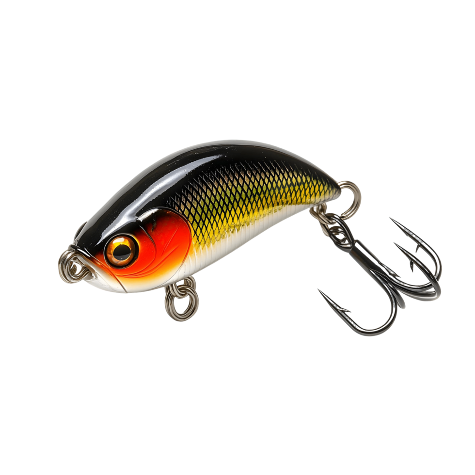 Lifelike crankbait with enhanced features for attracting fish png