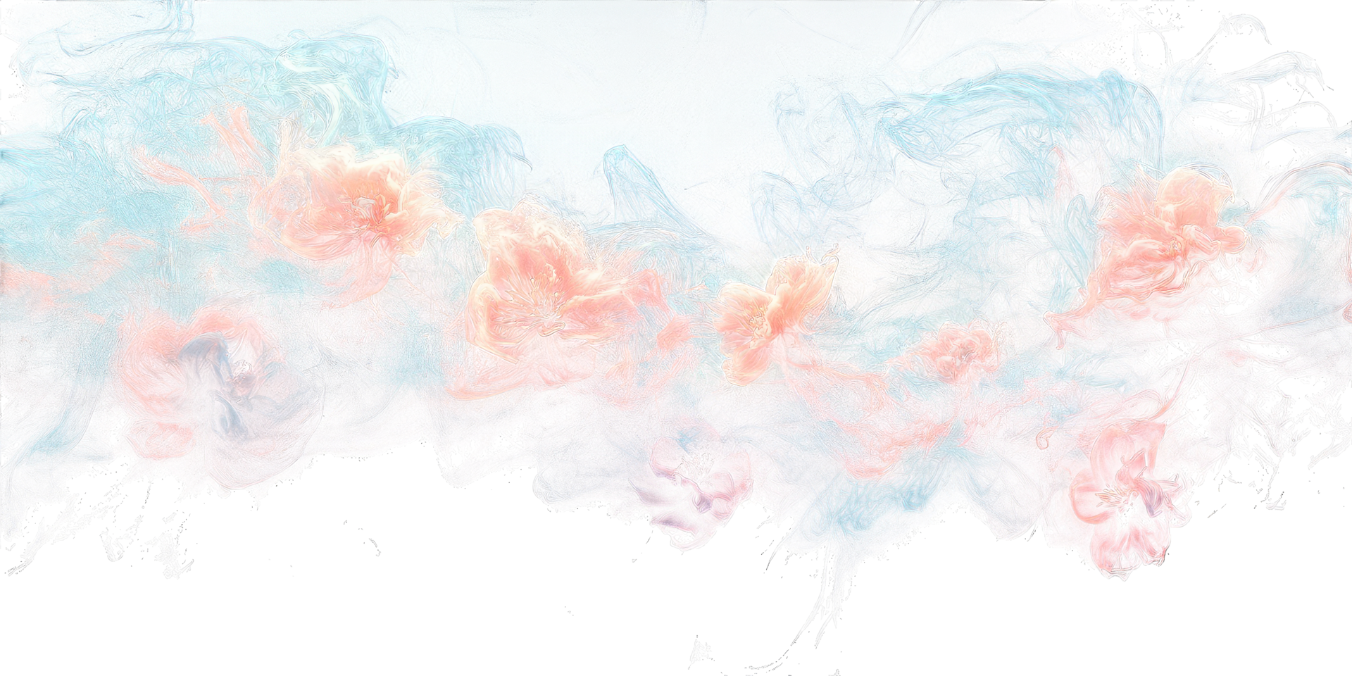 Dreamy pastel pink and blue ink clouds create a soft abstract artwork perfect for calming wall art or phone backgrounds. png