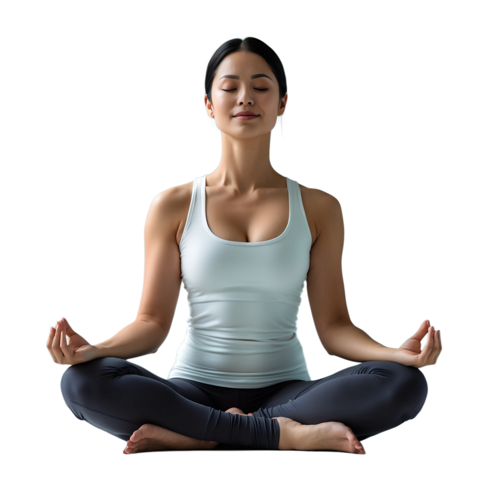 Mindful Meditation Peaceful Yoga Practice Stock Photography png