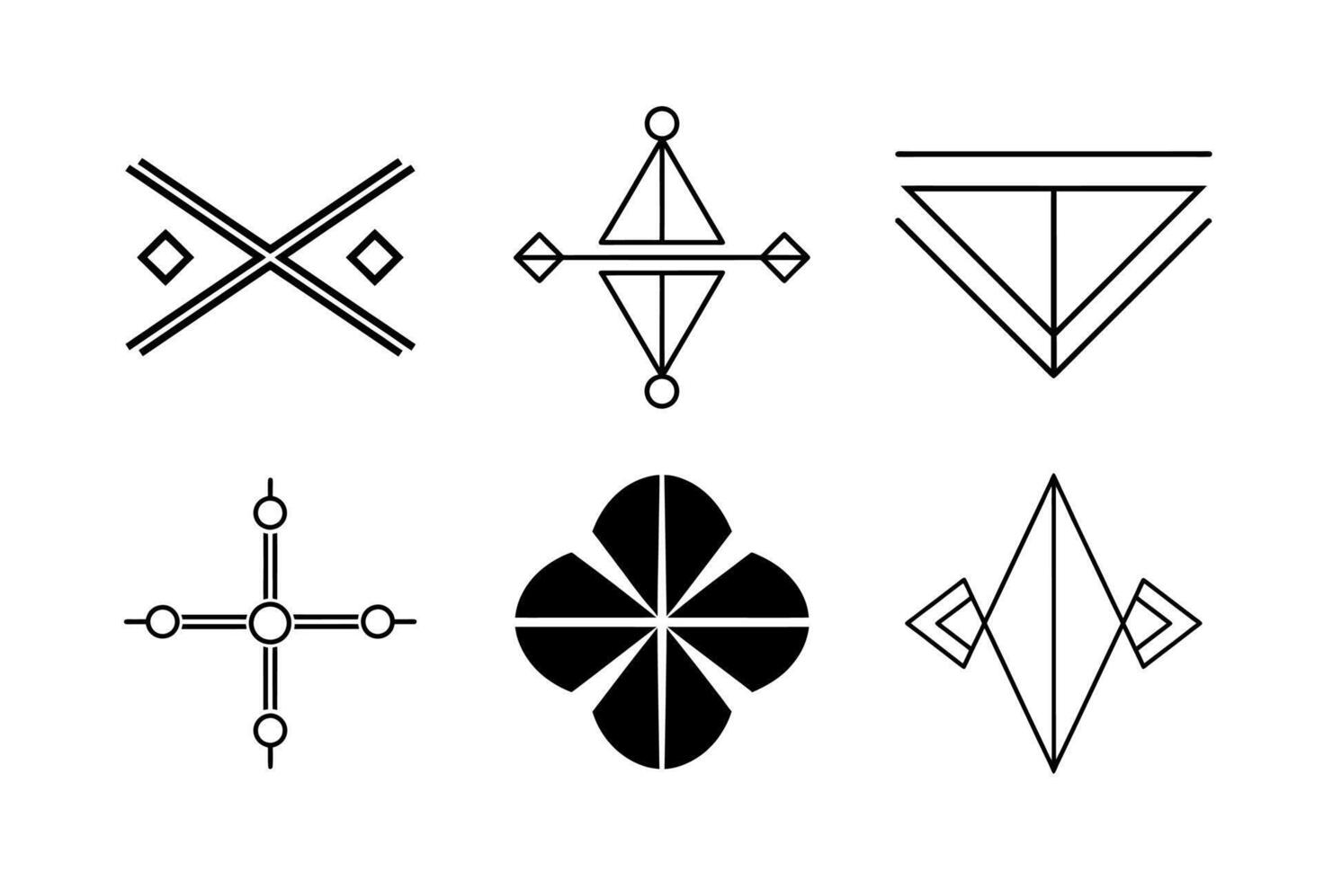 Ornamental Dividers Symbols Vectors Elements