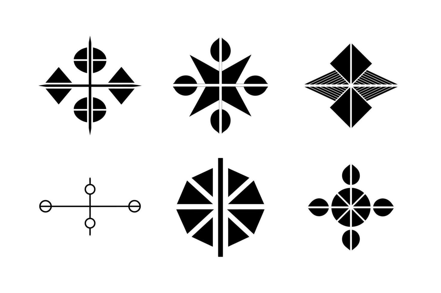 Elegant Dividers Symbols Ornaments Vectors Set
