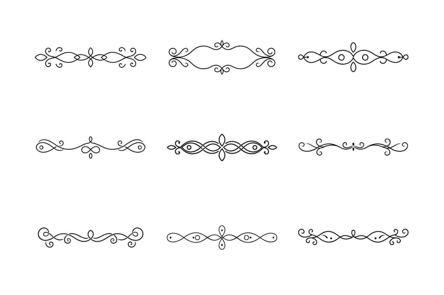 Baroque and Renaissance Ornament Vectors Set for Designers
