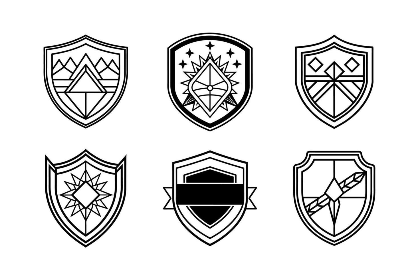 Timeless Ornamental Emblems Vectors Graphics