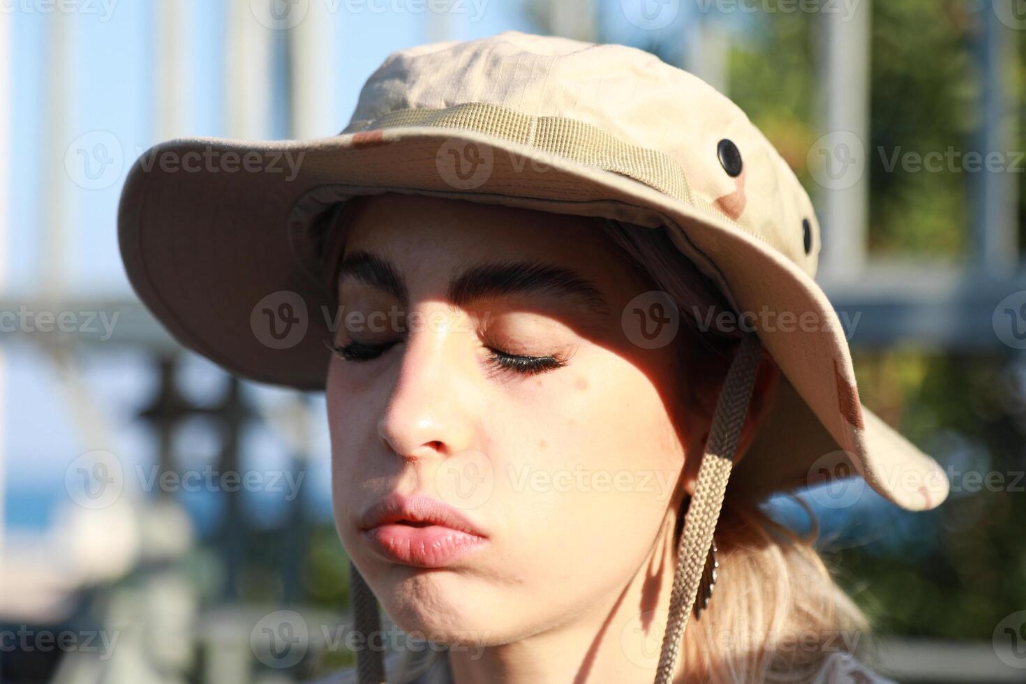 Soldier Is Tired Of The Hard Work photo