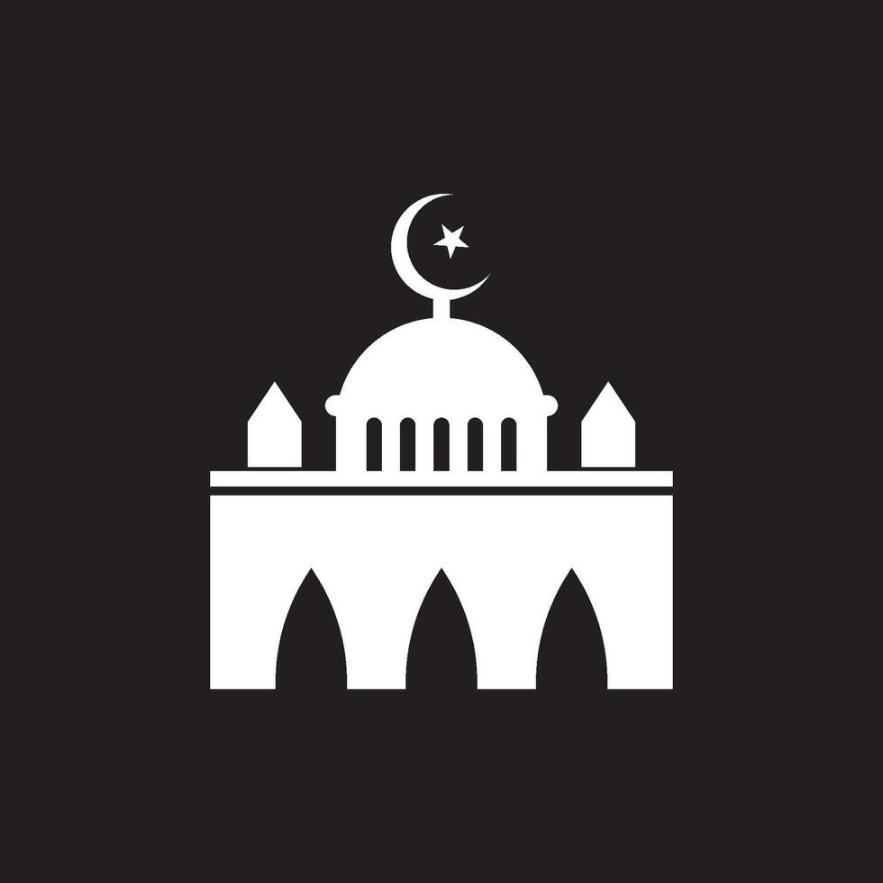 Mosque Icon or Illustration element vector