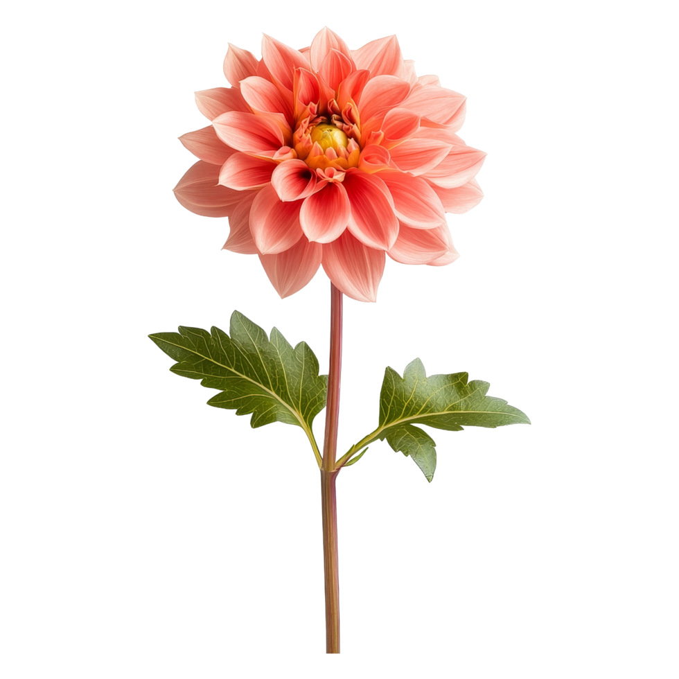 Dahlia flower close-up png