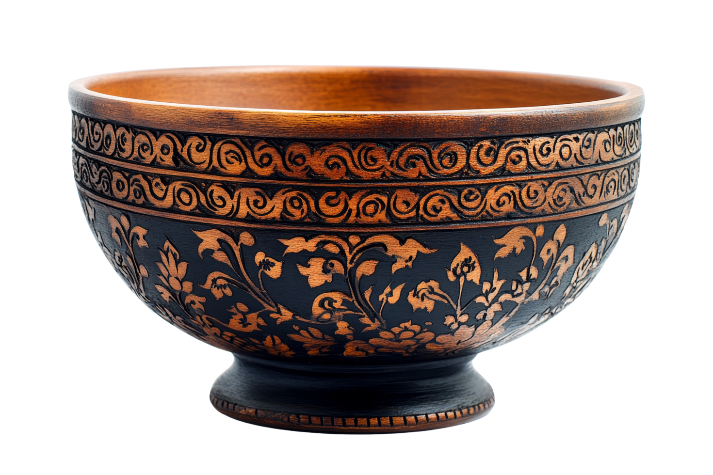 Artistic decorative bowl png