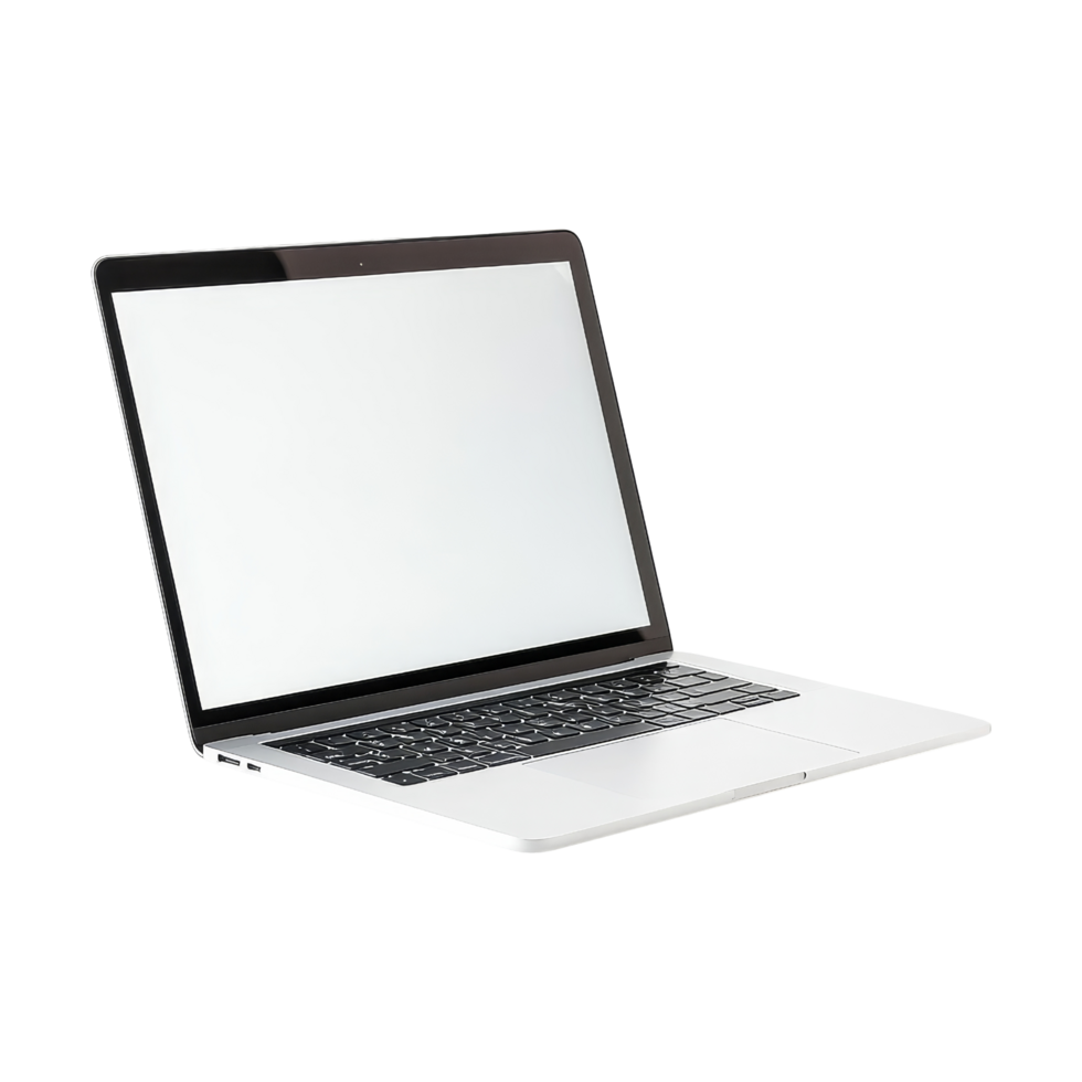 Designer laptop showcase product image png