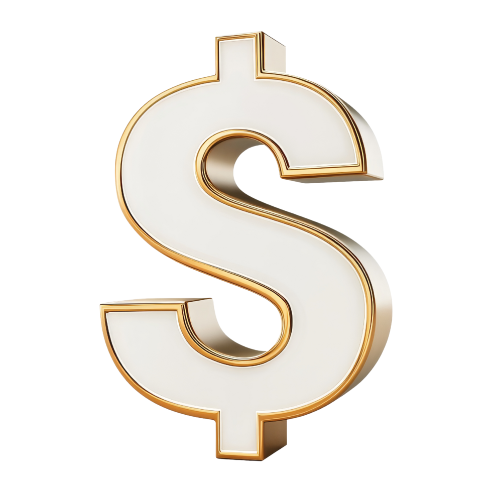Dollar sign for finance design png