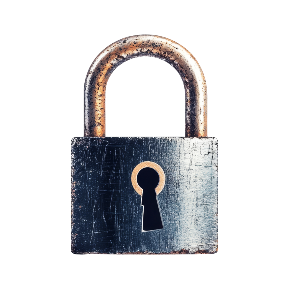 Encryption lock symbol on digital concept 56486269 PNG