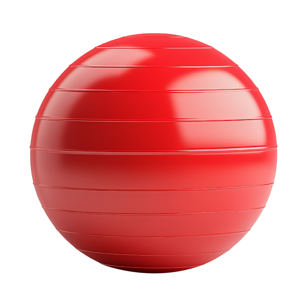 Exercise ball on fitness equipment png