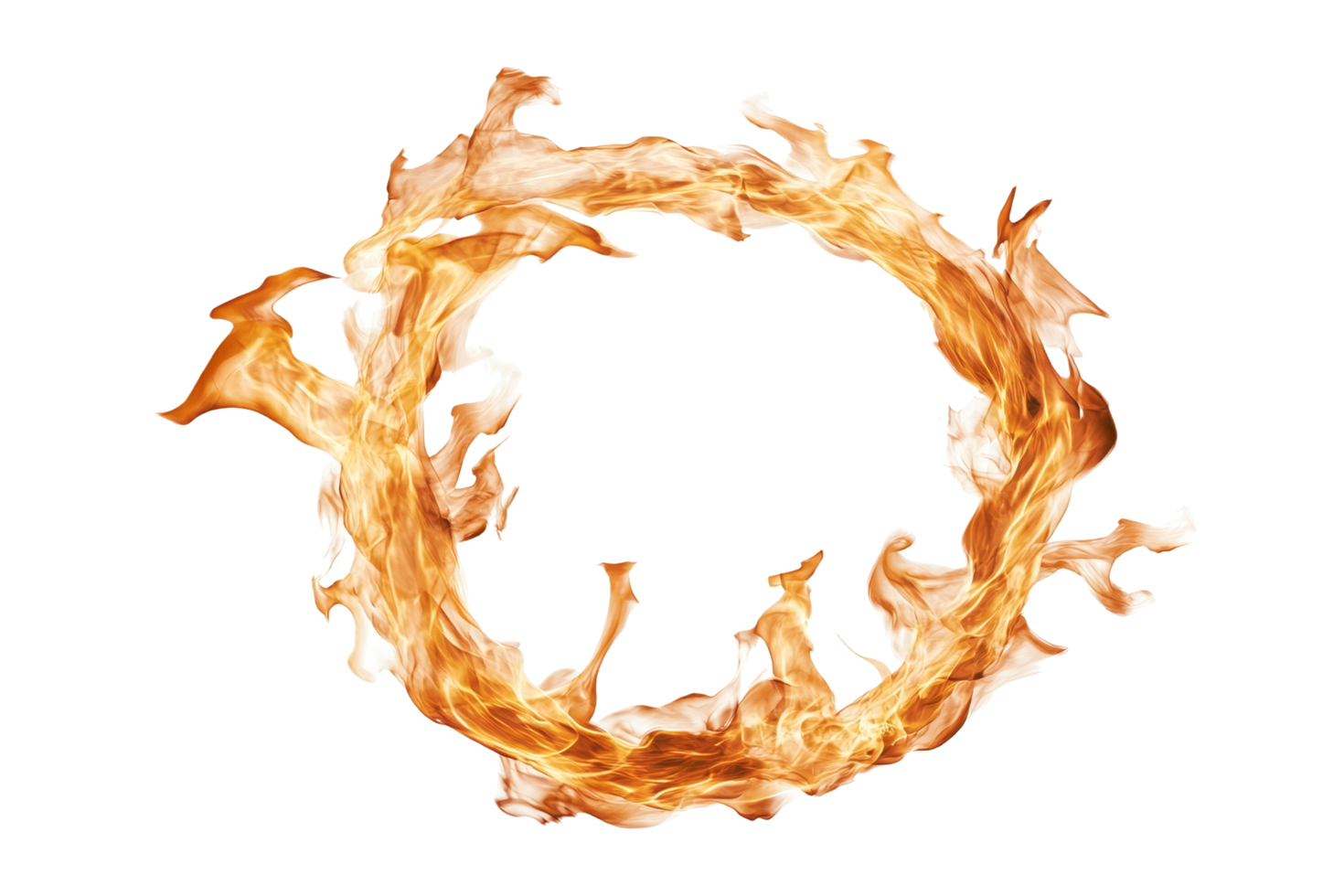 Dynamic fire circle png