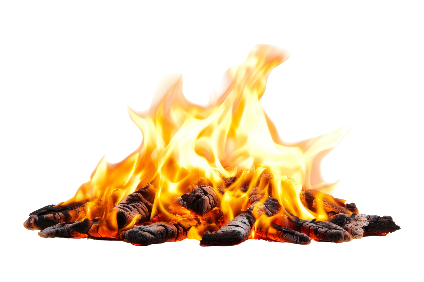 Fiery abstract shapes png