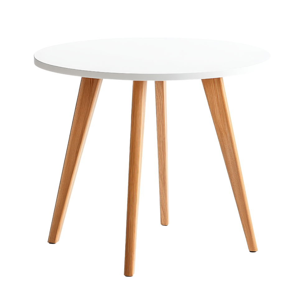 Modern dining table isolated decor png