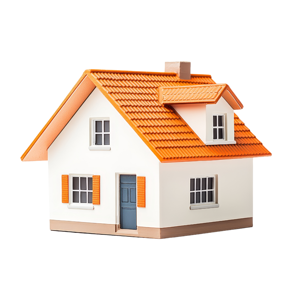 Model house display studio 3d rendering bright close-up png