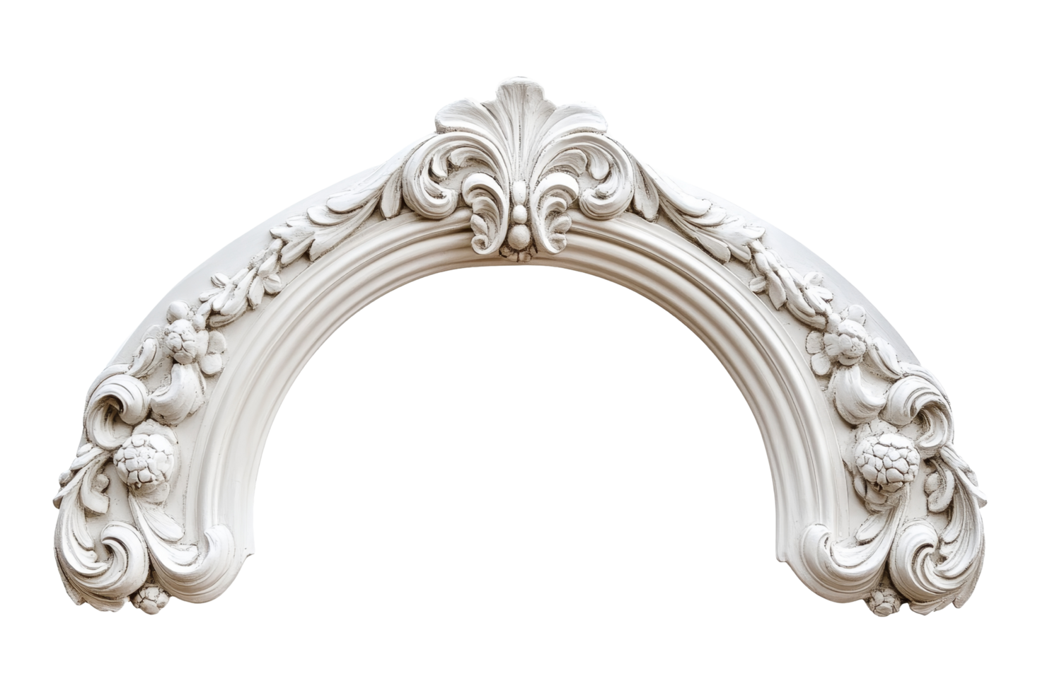 Elegant interior design ornate architectural detail png