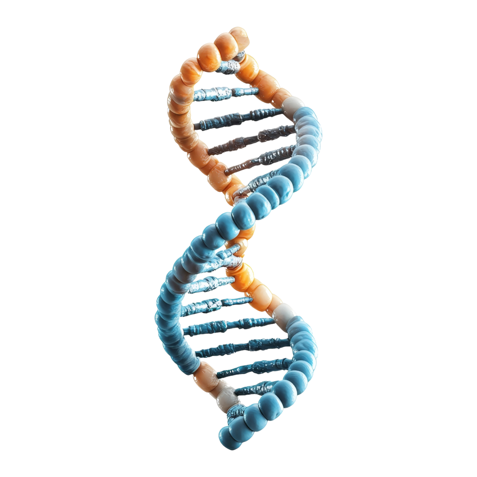 Dna helix structure laboratory scientific image close-up png