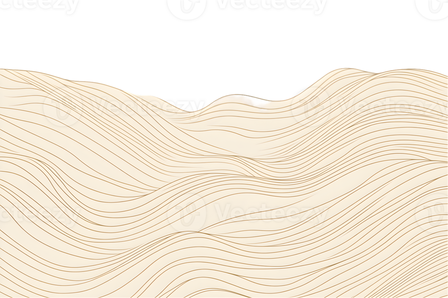 Abstract Beige Wave Pattern with Dotted Texture png