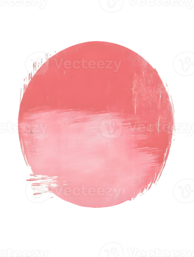 Abstract Pink Circle Gradient Texture on Transparent Background png
