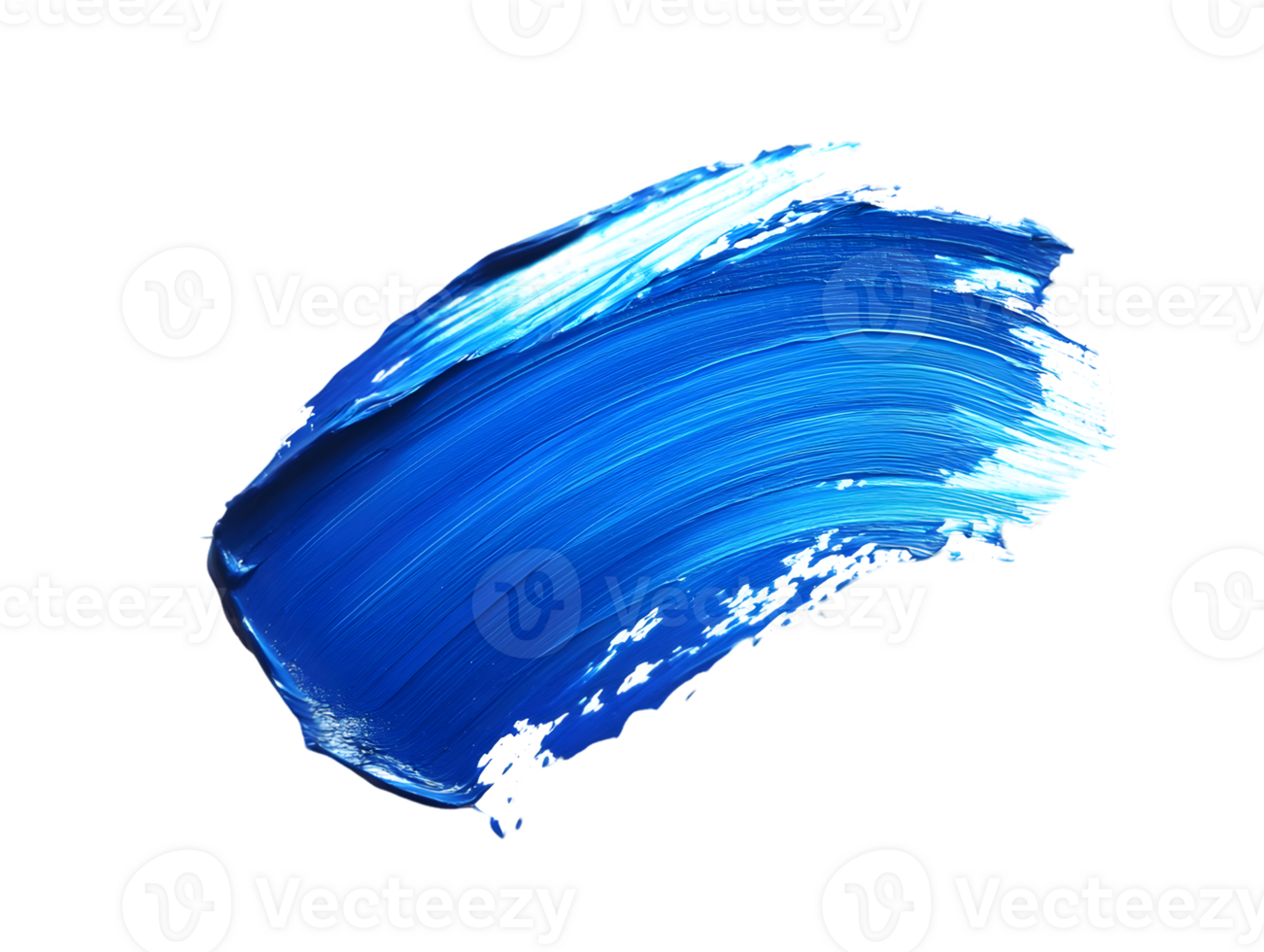 Blue Paint Stroke png