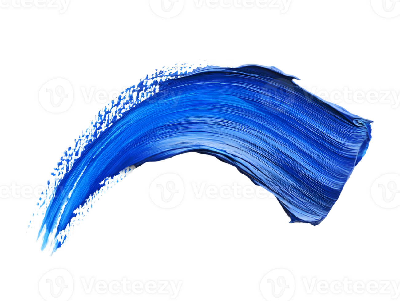 Abstract Blue Paint Stroke png
