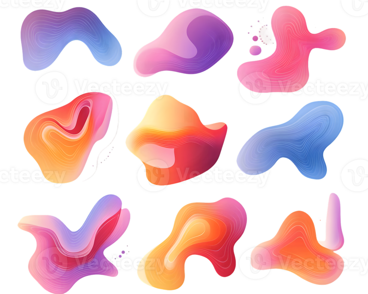 Abstract Colorful Shapes Gradient Background png