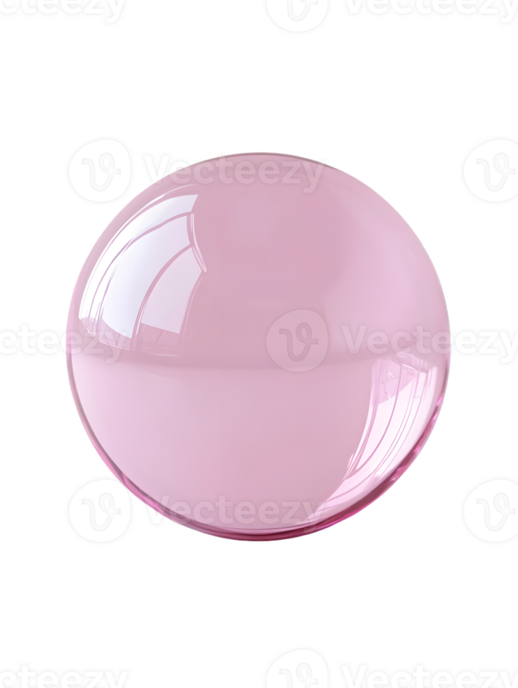 A Glossy Pink Sphere png