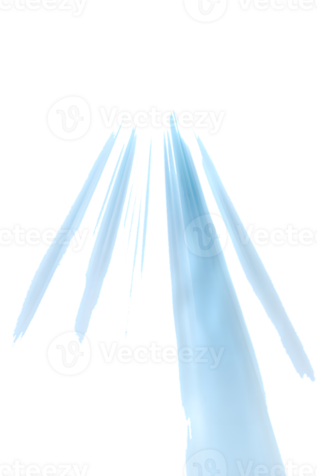 Abstract Light Streaks on Transparent Background png