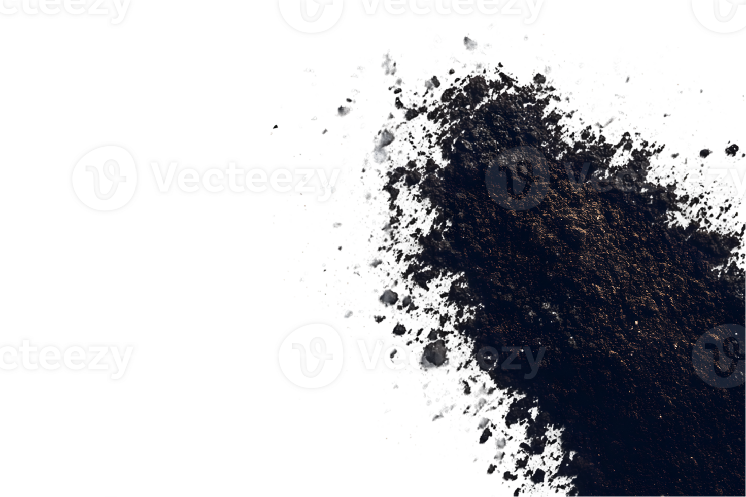 Abstract Cosmic Dust and Nebula Cloud on Transparent Background png