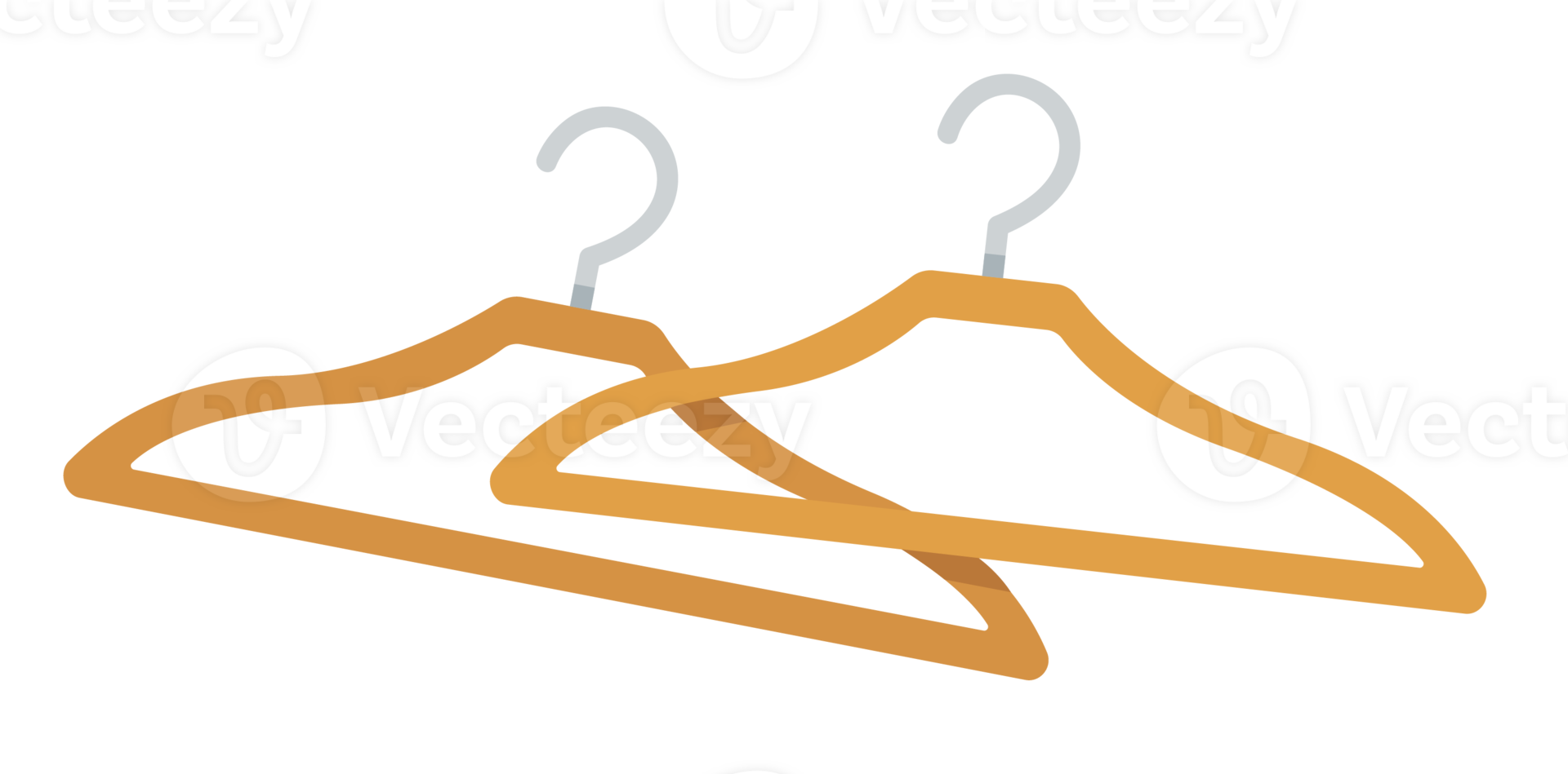 two coat hanger illustration png
