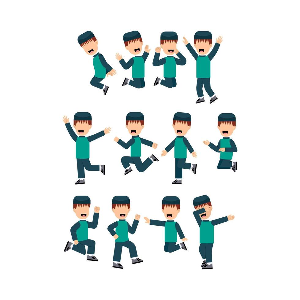 Cheerful Happy Boy vector