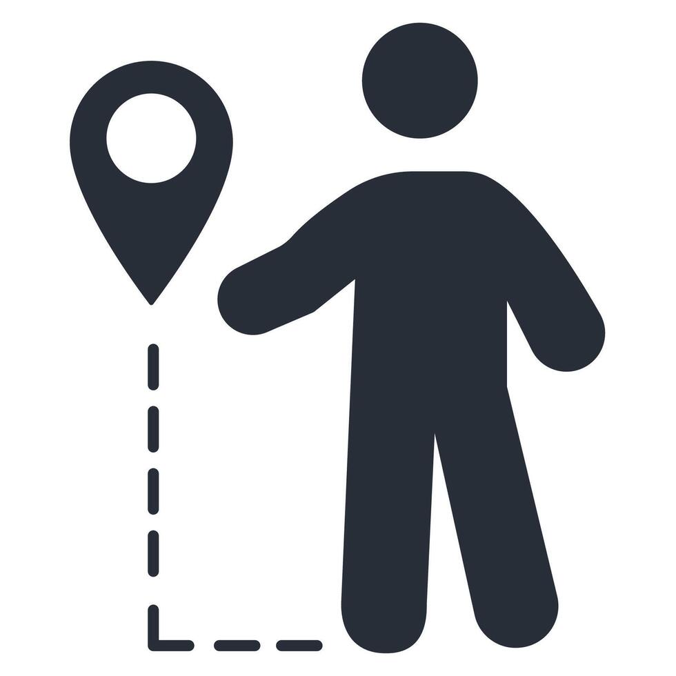 locate flat icons vector