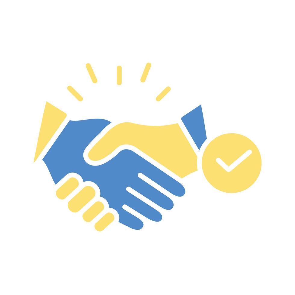 Handshake icon. Editable stroke.linear style sign for use web design,logo.Symbol illustration. vector