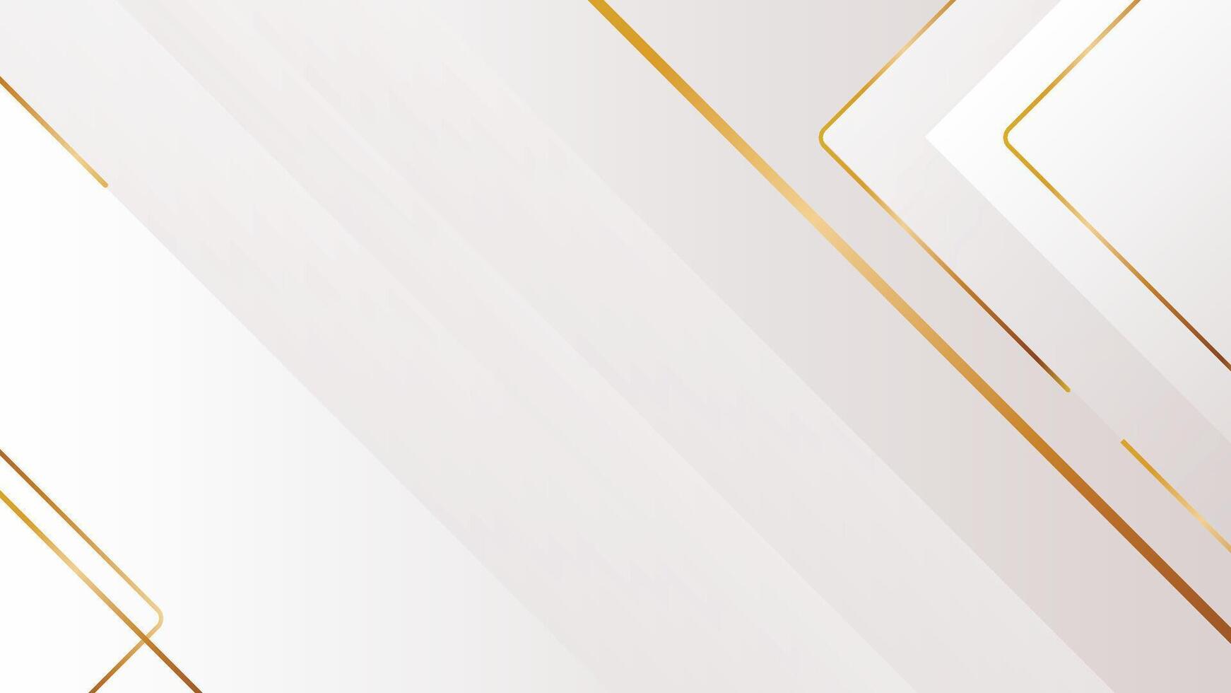 Minimalist Gold and White Diagonal Geometric Design vector