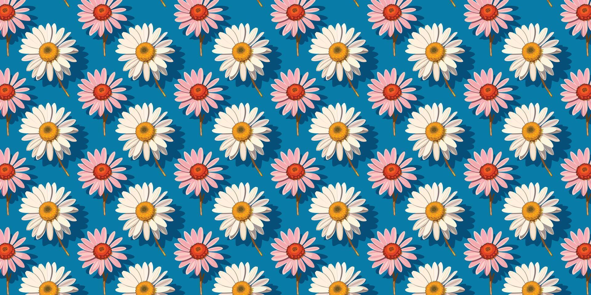 floral patterns, crysanthemum multi color illustration for background design. vector