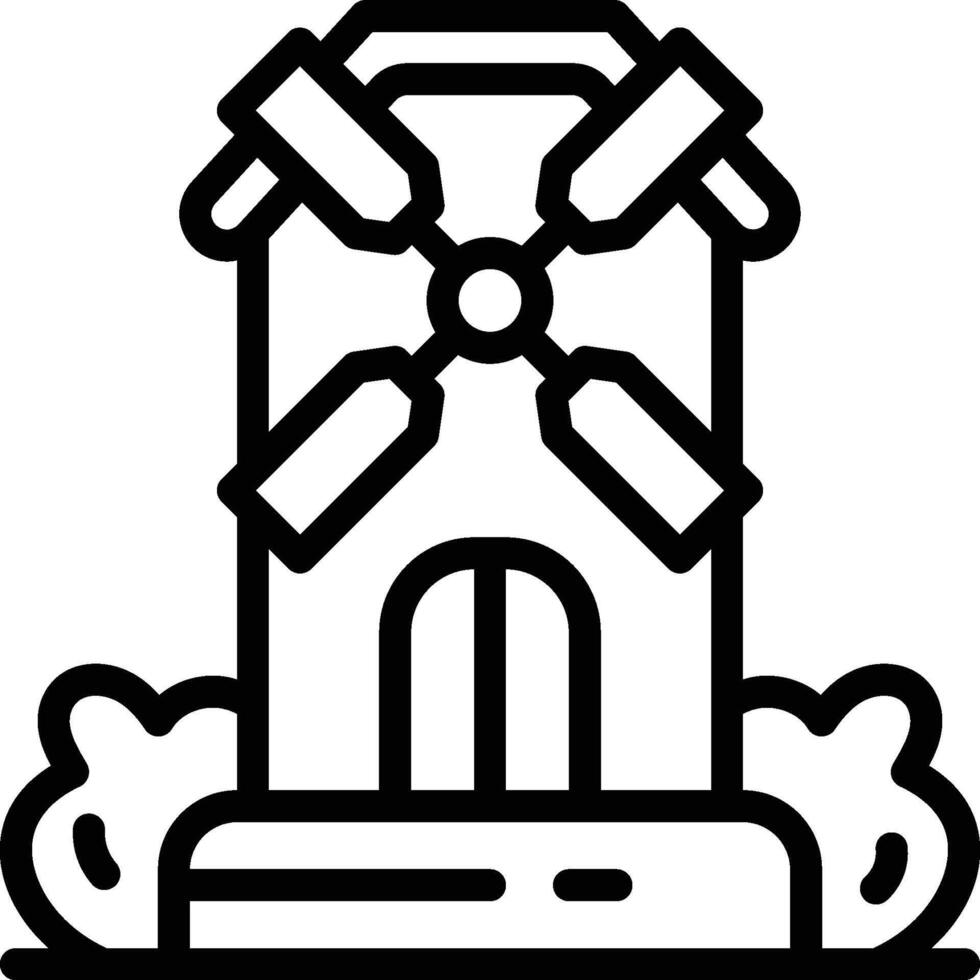 Windmill Icon. Wind Power Icon vector