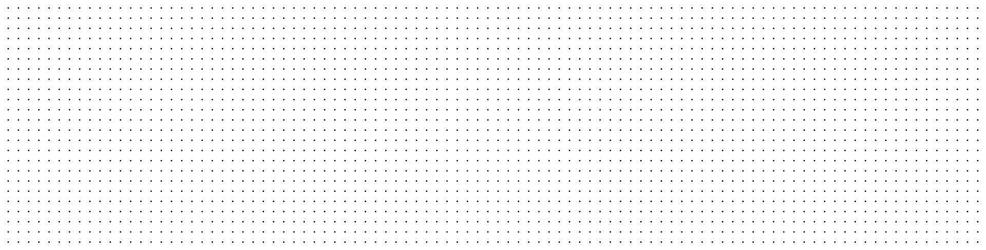 A bullet journal dotted grid paper. A template for notebooks with simple polka dot grid background. vector
