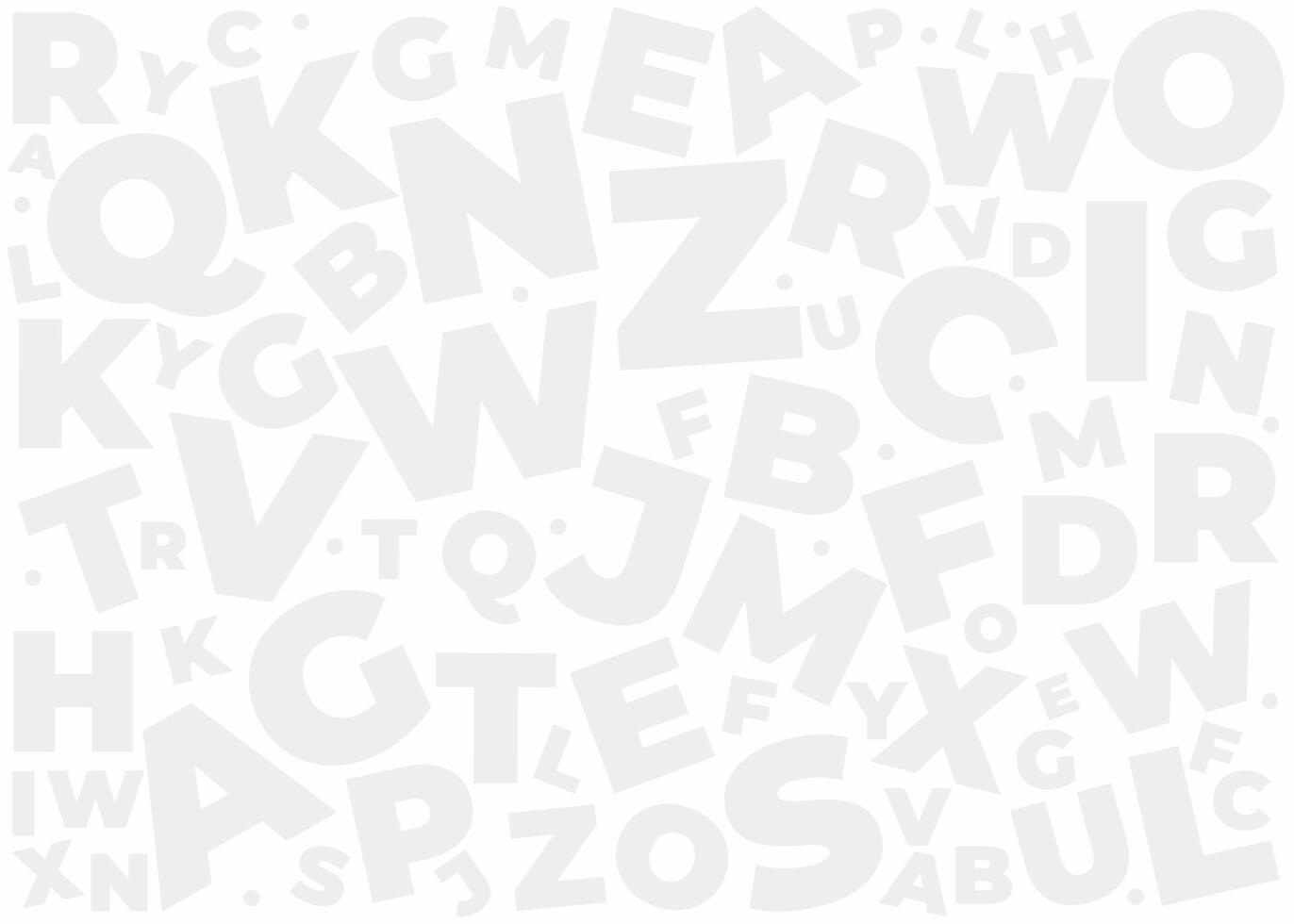 ALPHABET PATTERN design vector