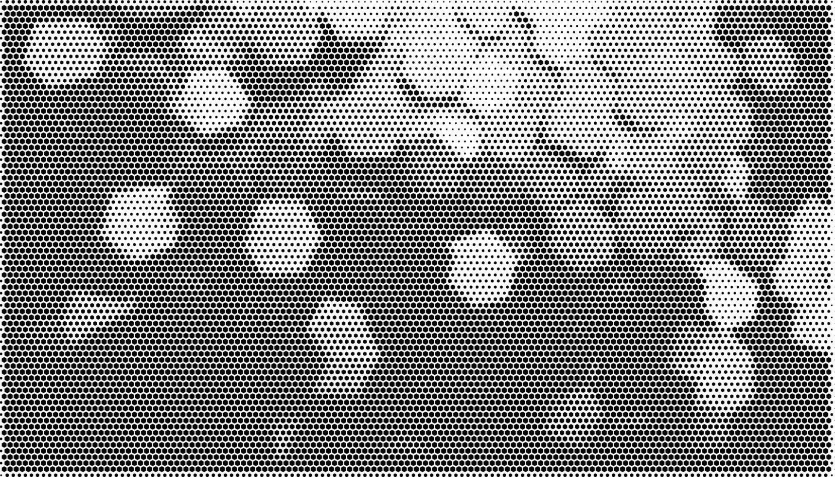 High-Quality Hexagonal Halftone Artwork vector
