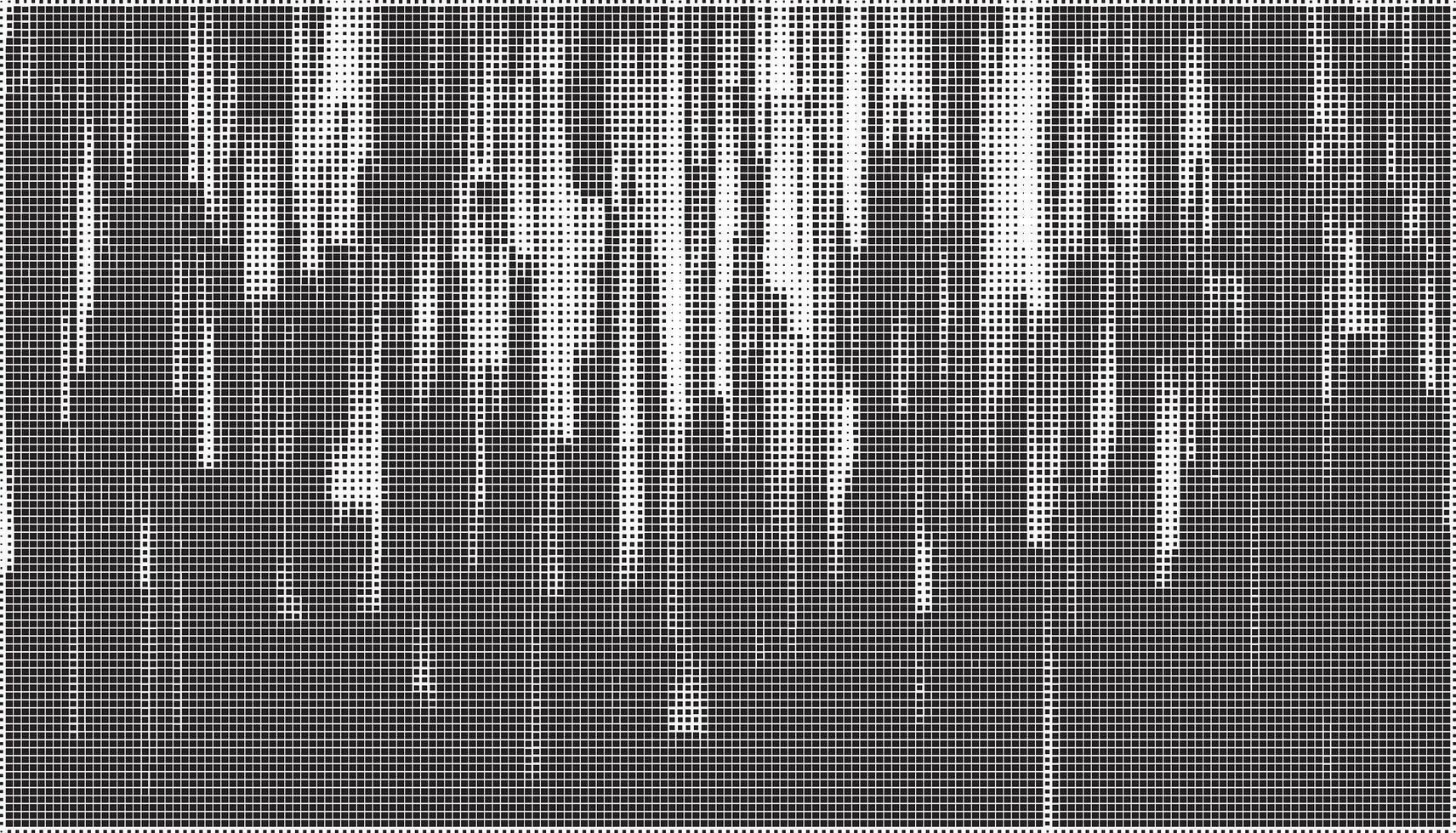 Monochrome Showers A Halftone Rain Pattern vector