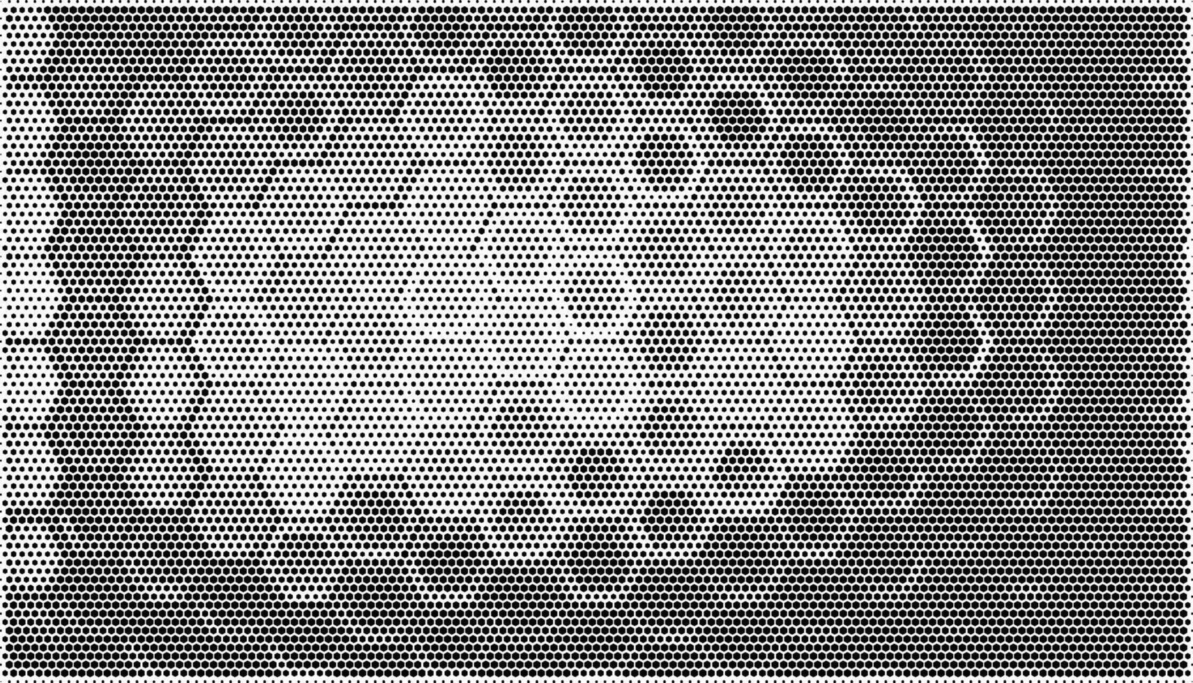 Hexagonal Halftone Pattern Design vector