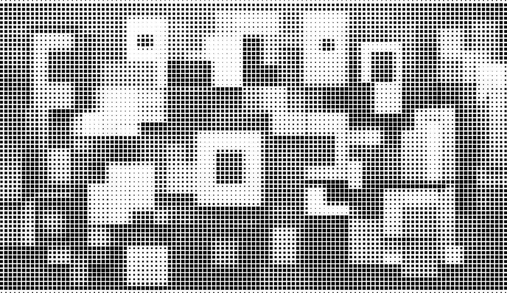 abstract square halftone pattens vector