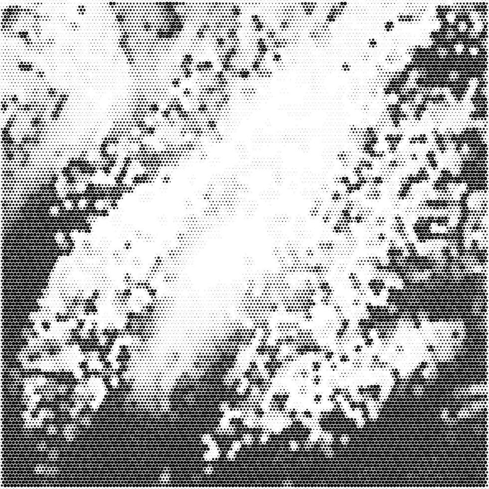 Abstract Halftone Pattern Background vector