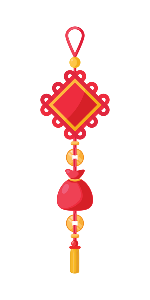 Chinese knot, hanging decoration png