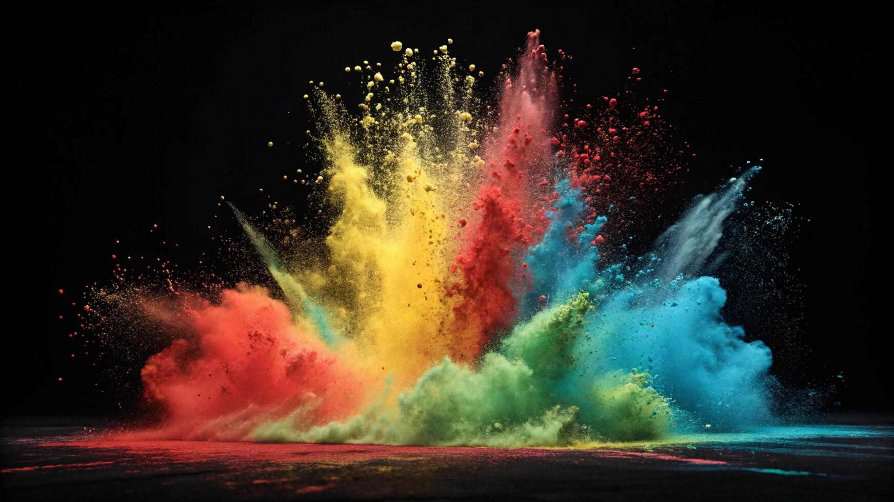 Chromatic Burst, color burst background photo