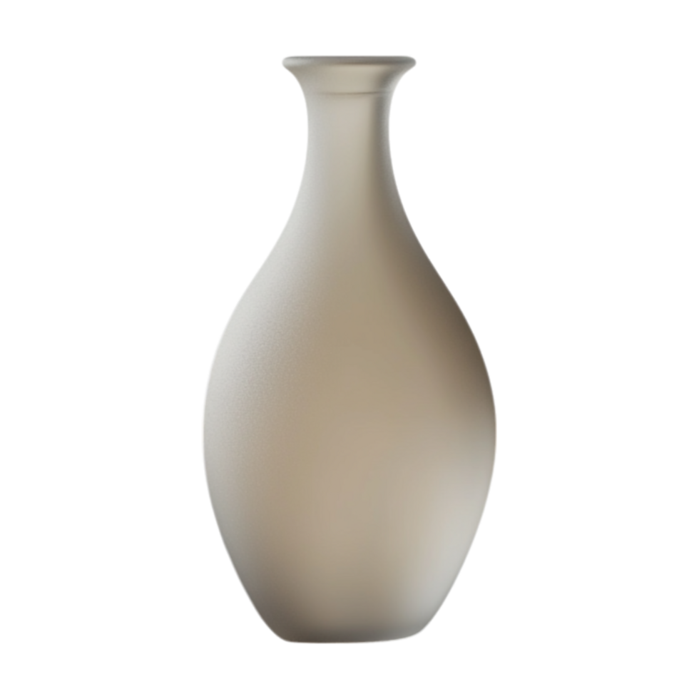 a glass vase on a transparent background png