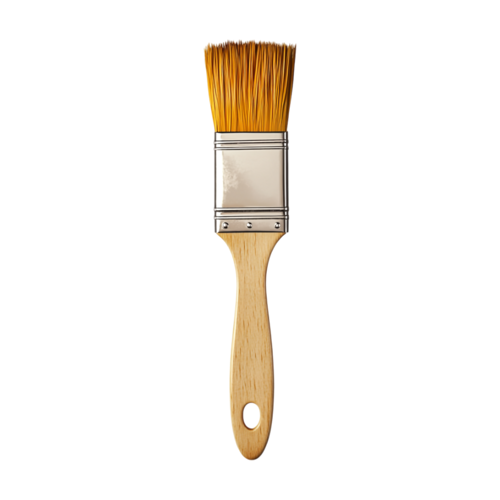 a paint brush on a transparent background png