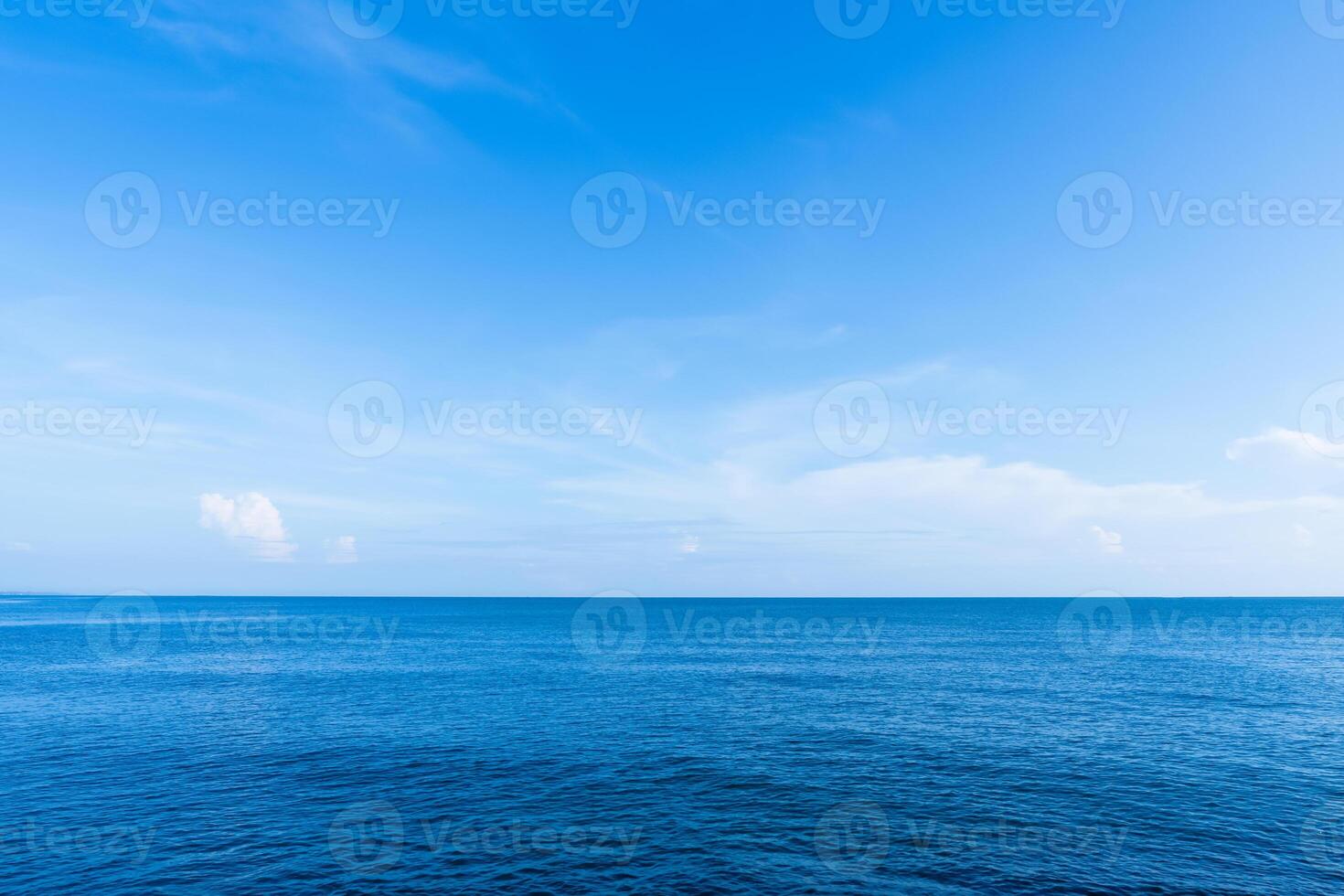 Sky Background,Summer clear blue sky and cloud with white light over sea blue in morning,Winter nature with abstract cloudy on the beach,Horizontal clam weather sunny day in spring for wallpaper photo