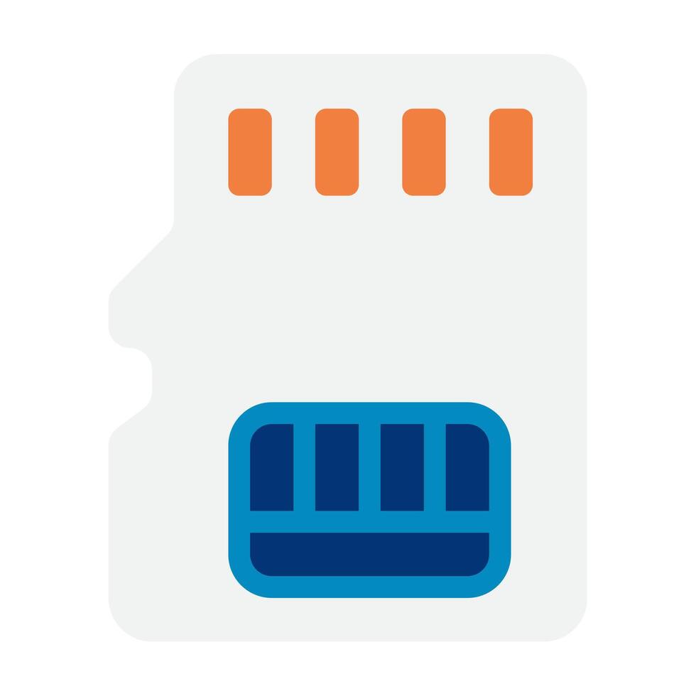 High Capacity Micro SD Card for Data Storage vector